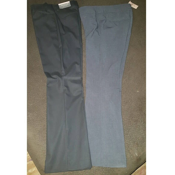 dress pants gray/black size 4p ann taylor NWT