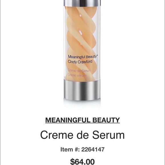 Meaningful beauty creme de serum