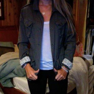 PacSun Cinch Waist Jacket
