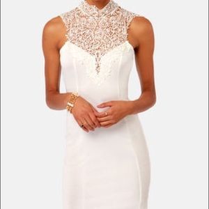 White dress from Lulu's