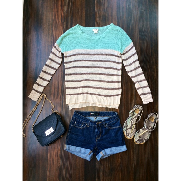 SALE Stripped sweater sz S/M