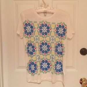 J crew Moroccan tile tee