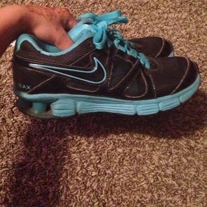 Blue and Black nike 5.0