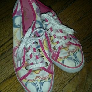 Colorful Coach Tennis Shoes