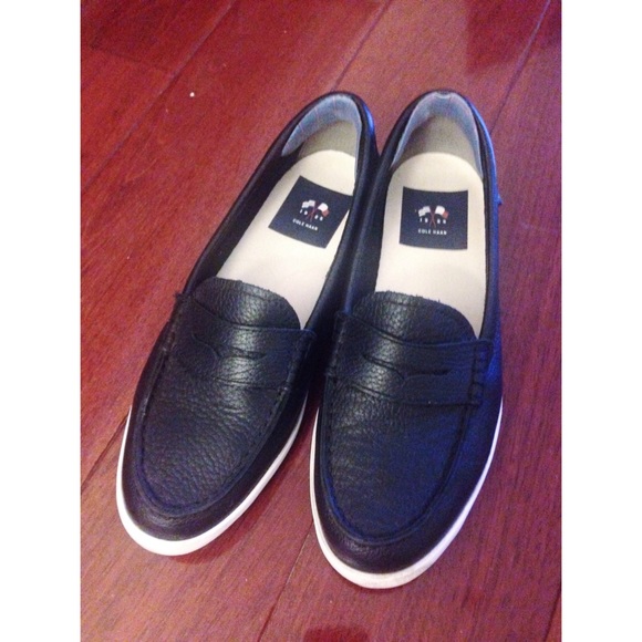 Cole Haan pinch weekender black loafer leather