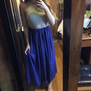 ✨SOLD ON VINTED✨ Blue maxi skirt