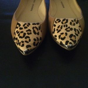 Leopard print flats