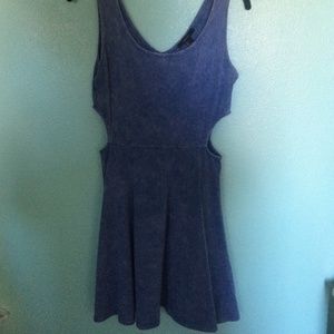 Stonewash skater dress