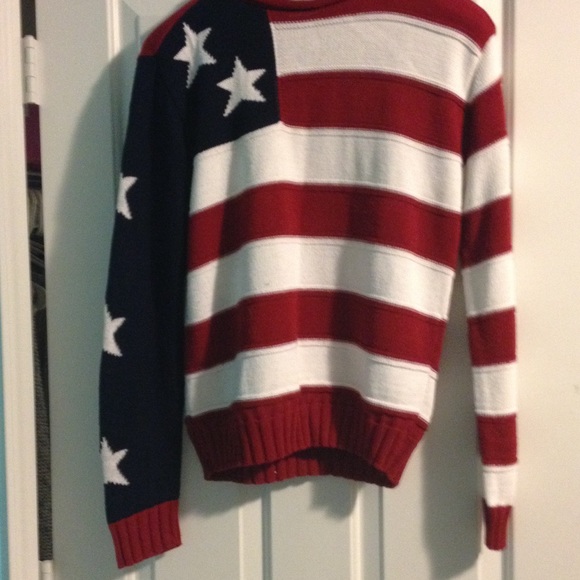 American flag sweater