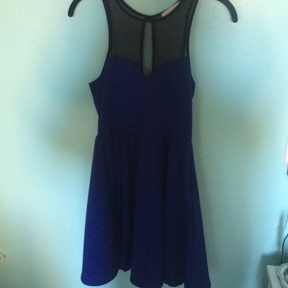 Blue dress