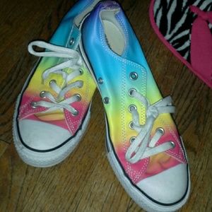 Like New Rainbow Converse