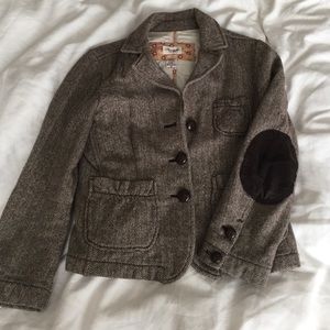 Brown tweed blazer