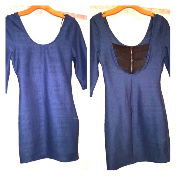 Blue tight dress - Picture 1 of 1