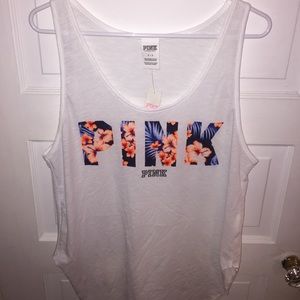 Victoria's Secret PINK logo tank