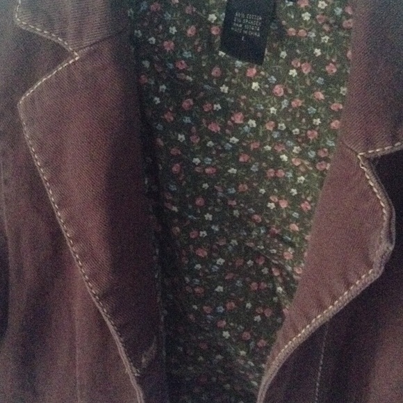 Mauve floral jacket - Picture 2 of 3