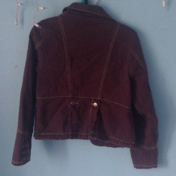 Mauve floral jacket - Picture 3 of 3