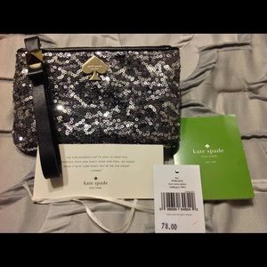 Kate Spade Leroy Glitter Bee Wristlet