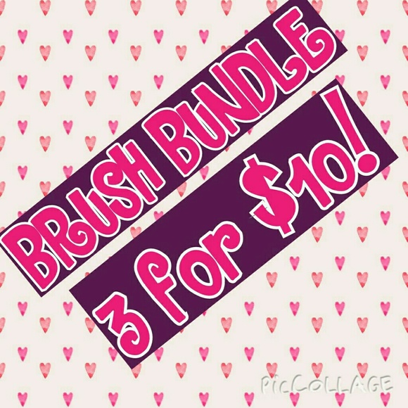 3 makeup geek brushes bundle
