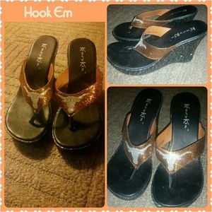 Longhorn Bling Sandals