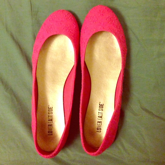 Hot Pink Lower East Side Flats -- Size 9