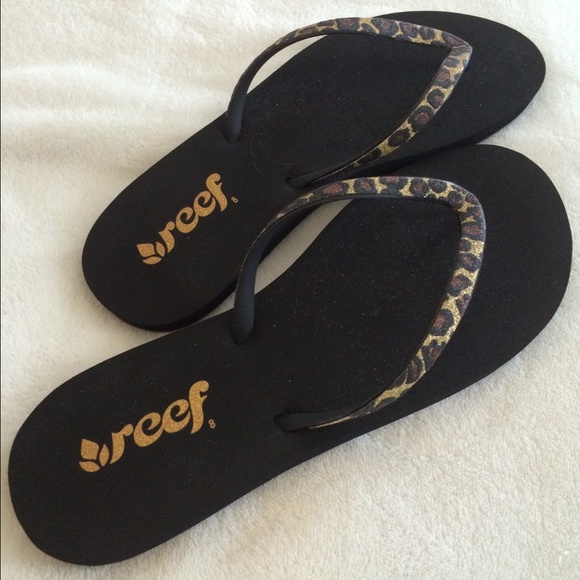 Reef Leopard Flip Flops