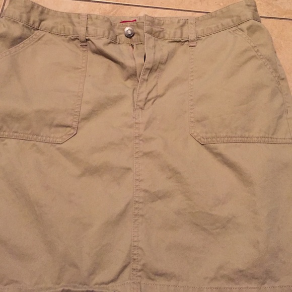 Khaki skirt