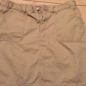 Khaki skirt