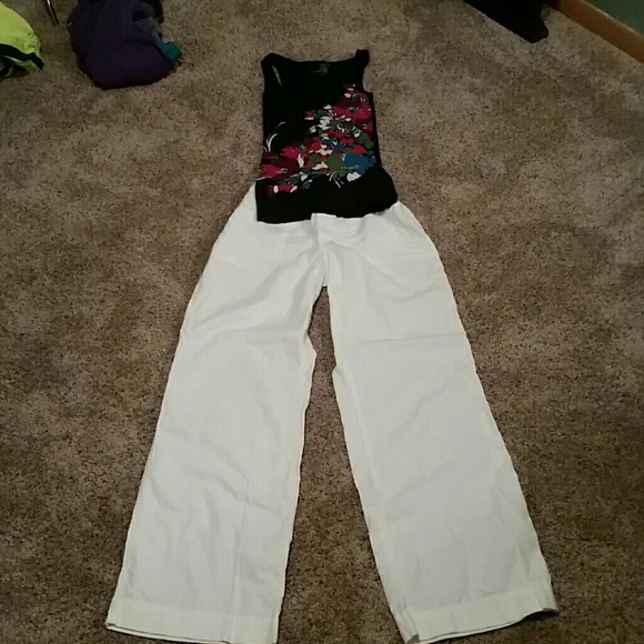 White Linen Pants