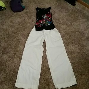 White Linen Pants