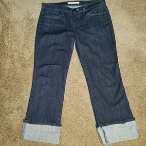 Joe's jeans cuffed cropped jeans size 28