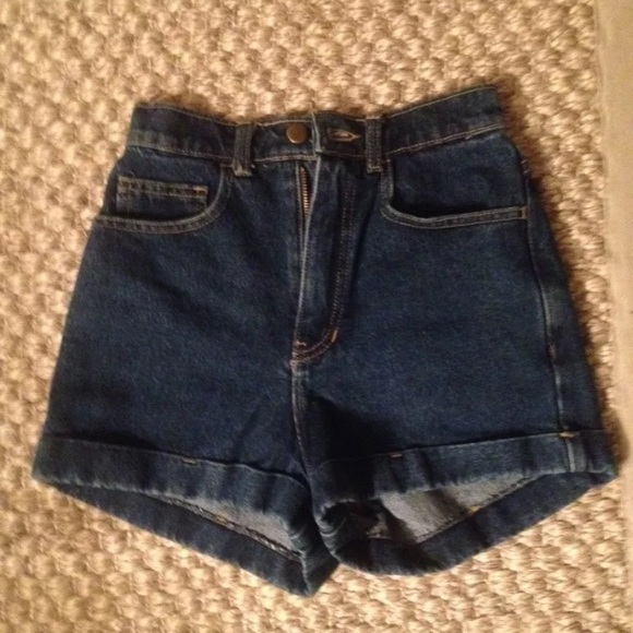 American apparel high waisted shorts 25