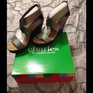 Charles David Pewter Wedges