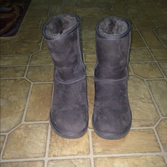 Short Gray Ugg Boots