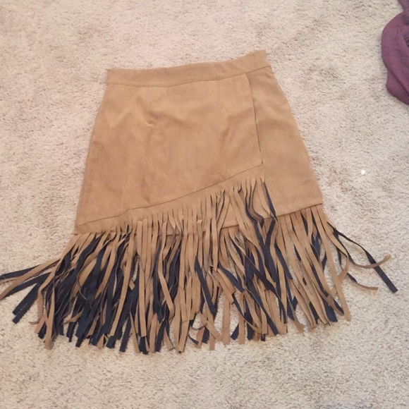 Dresses & Skirts - Suede skirt