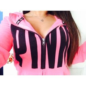 VICTORIA'S SECRET PINK FASHION SHOW HOODIE XS