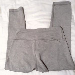 Wonder Under Lululemon Crops in light grey