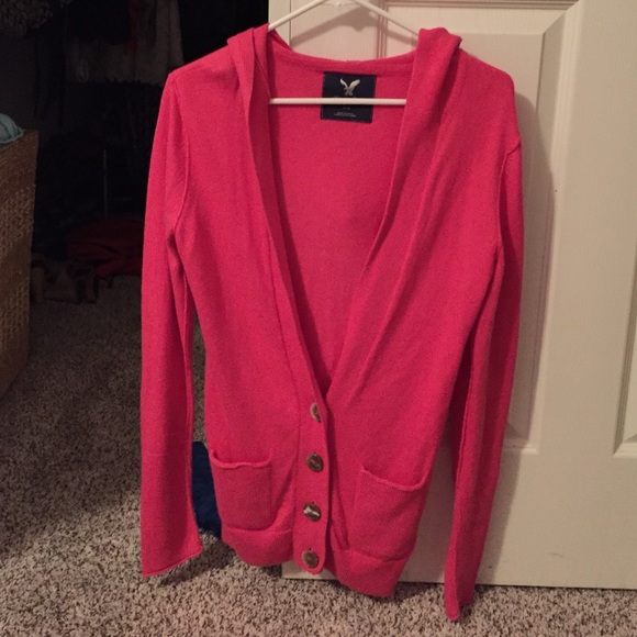 Hooded cardigan