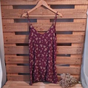 Brandy Melville Lynette maroon dress