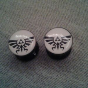 Zelda Hyrulian Crest Plugs