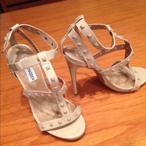 Nude Steve Madden Sandals with Spikes
