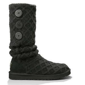 Ugg Australia Lattice Cardy (Black)