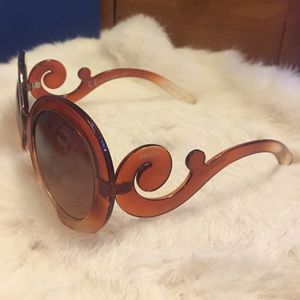 Prada Baroque Brown Sunglasses