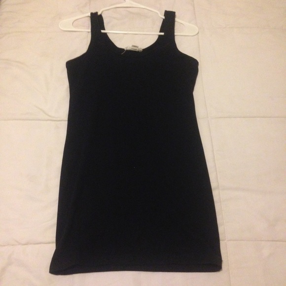 Tight black dress