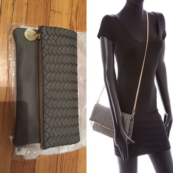 Deux Lux foldover medium clutch | NWT - Picture 3 of 3