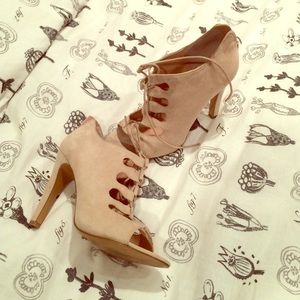 Julianne Hough Sole Society Lace Up Heels