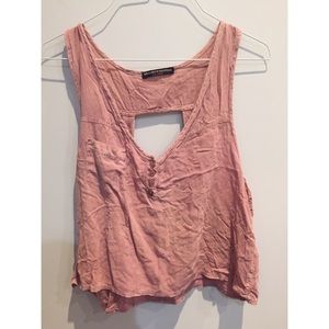 Brandy Melville purple/pink cutout