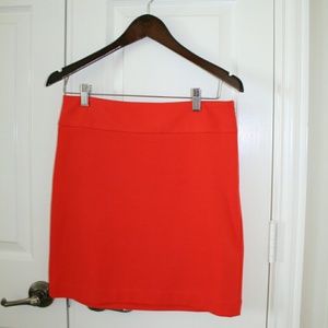 Orange Banana Republic Mini Skirt
