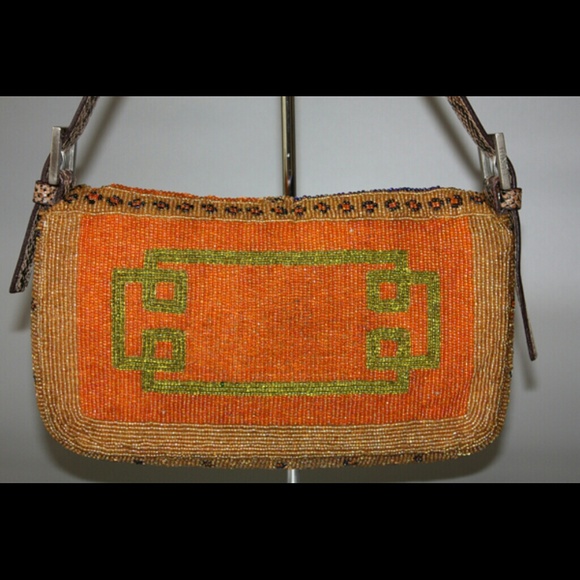 SOLD!! Fendi Ltd. Edition Beaded Multi Baguette - Picture 2 of 4