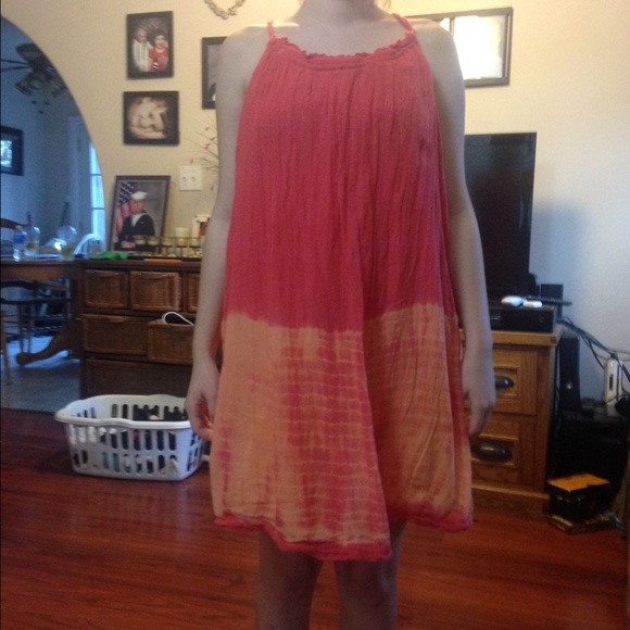 Tie dyed sundress American Eagle