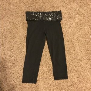 Cheetah PINK crop yoga pants leggings